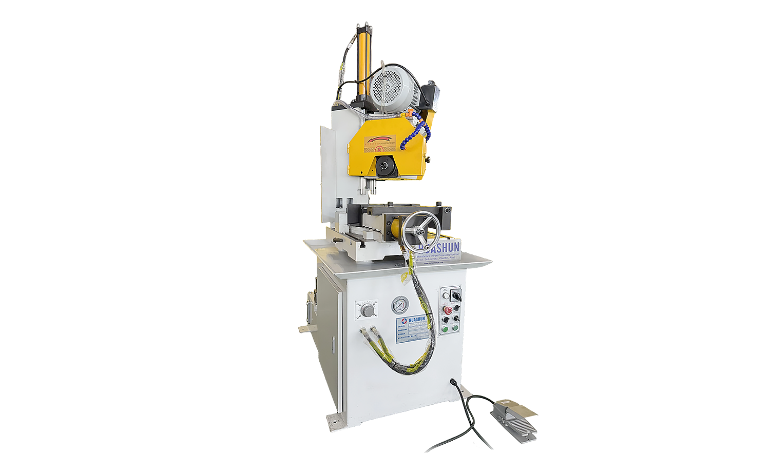 Poloautomatická hydraulická kotoučová pila na kov řady V