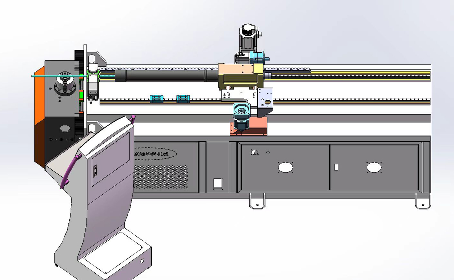 Ohýbačka tyčí se servořízením s volitelnou funkcí 3D simulace