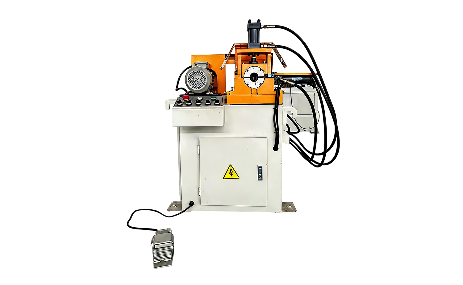 Hydraulický poloautomatický stroj na srážení hran trubek řady EF PV1