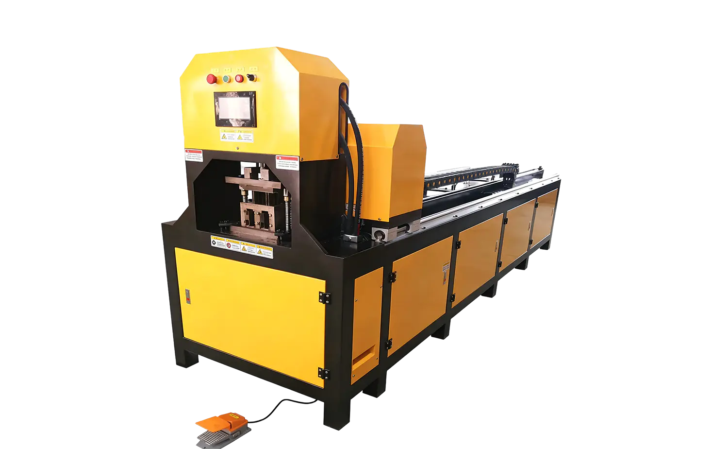 Automatický jednoválcový hydraulický děrovací stroj řady CNC