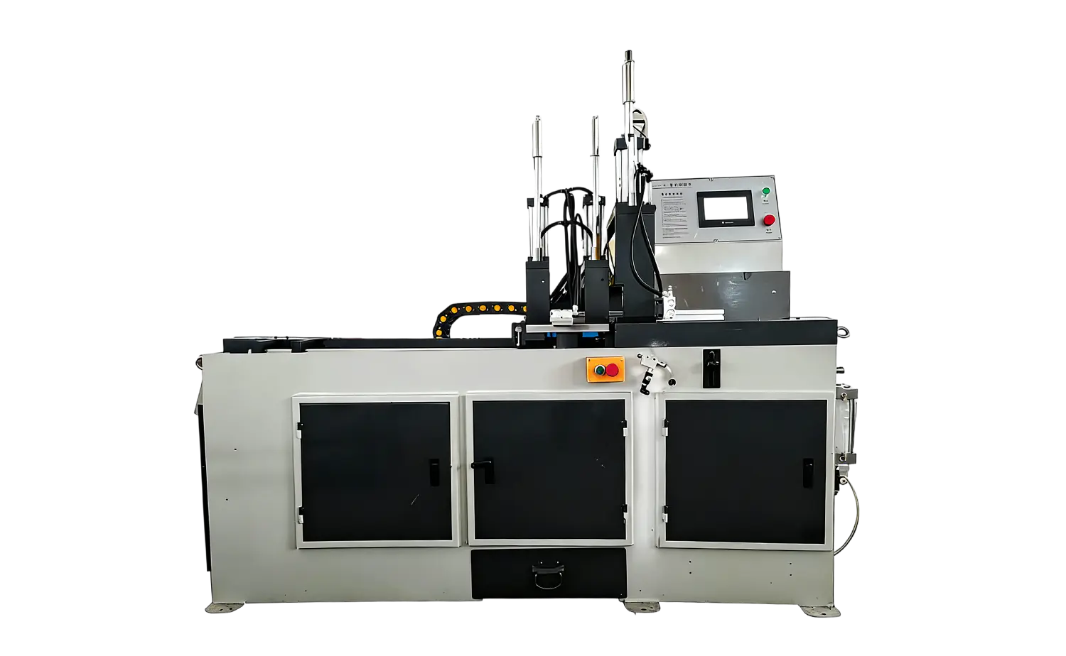 Vysoce přesný plně automatický hydraulický řezací stroj na hliník řady CNC360